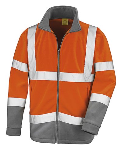 Micropile Safeety Fluo Orange / Grey