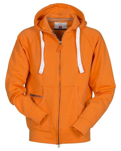 Felpa Con zip intera e cappuccio Dallas Arancio