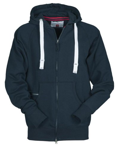 Felpa Con zip intera e cappuccio Dallas Blu Navy