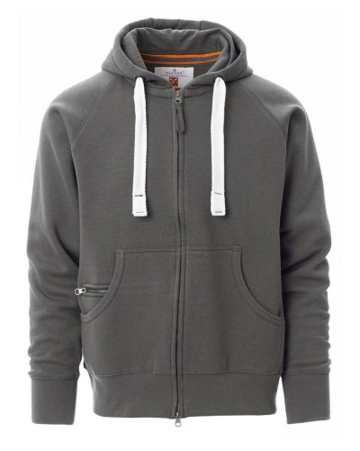Felpa Con zip intera e cappuccio Dallas Grigio Smoke