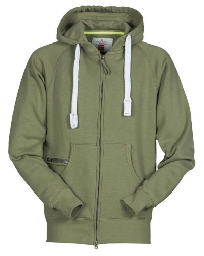 Felpa Con zip intera e cappuccio Dallas Verde Army