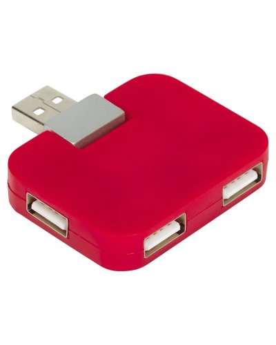 Connettore USB 4 porte Rosso