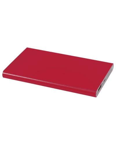 Powerbank in alluminio 4.000mAh Pep Rosso