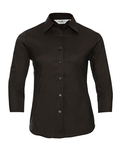 Camicia donna maniche a 3/4 Chocolate