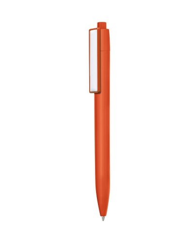 Penna a sfera con chiusura a scatto Arancione