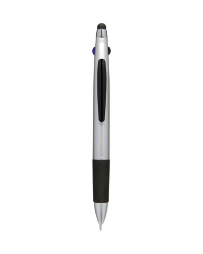 Penna a sfera 3 colori touch screen Grigio