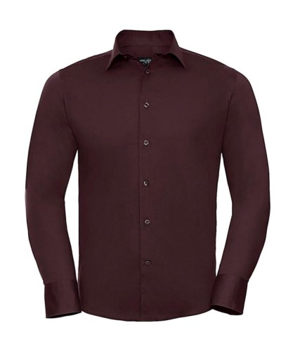 Camicia Stretch attillata maniche lunghe Port