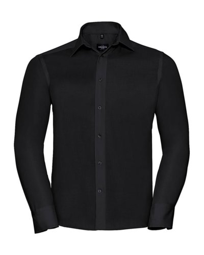 Camicia Tailored Ultimate maniche lunghe non-stiro Nero