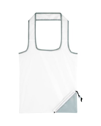 Borsa Shopper in Poliestere Bianco