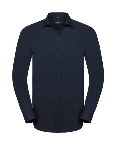Camicia uomo Ultimate Stretch maniche lunghe Bright Navy