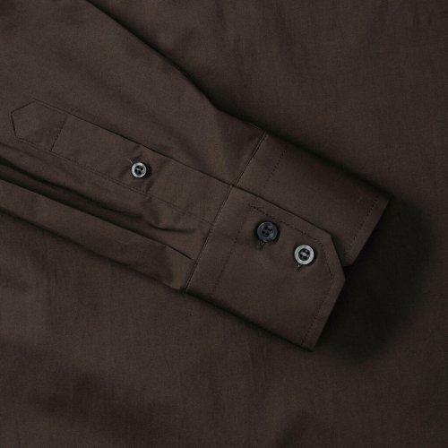 Chemise ajustée en coton stretch 97% élasthanne pour homme à manches l