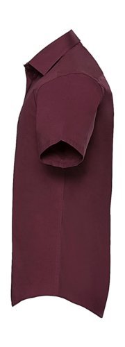 Chemise cintrée pour homme en coton stretch 140g manches courtes