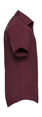 Chemise cintrée pour homme en coton stretch 140g manches courtes