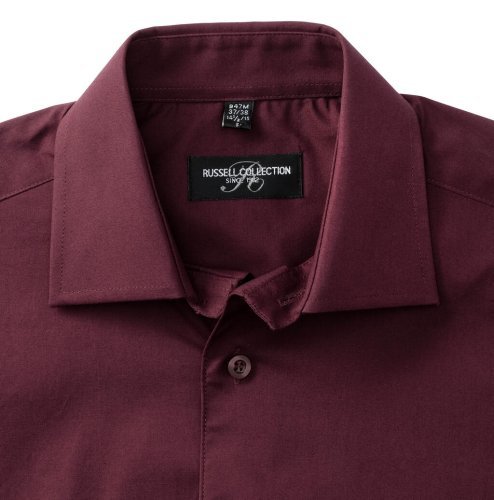 Chemise cintrée pour homme en coton stretch 140g manches courtes