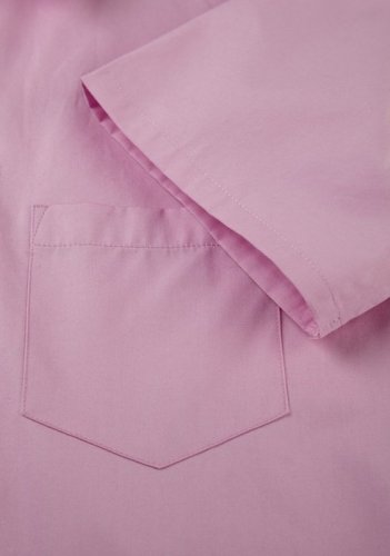 Camicia popeline puro cotone maniche corte