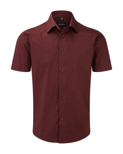 Camicia Stretch attillata maniche corte
