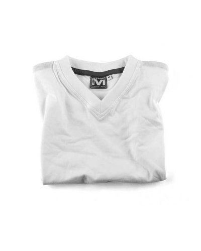 T-Shirt V-TEX scollo V Bianco