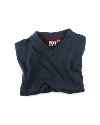 T-Shirt V-TEX scollo V Blu Scuro