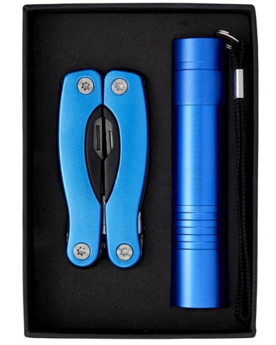 Set regalo coltello multifunzione e torcia