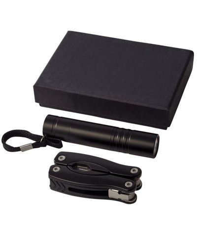 Set regalo coltello multifunzione e torcia
