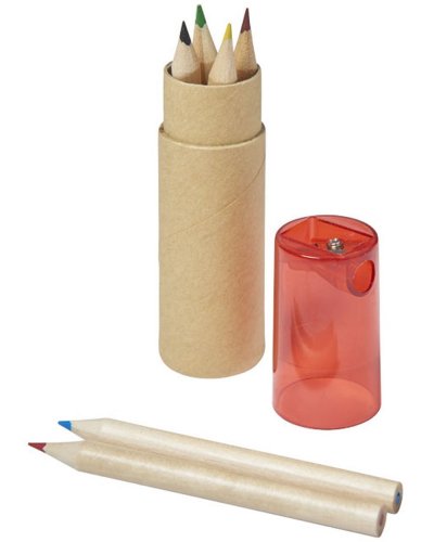 Set matite 7 pezzi Rosso