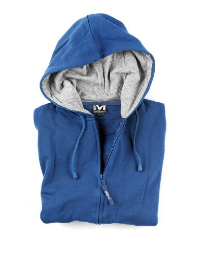 Felpa uomo con cappuccio e cerniera Athena Royal