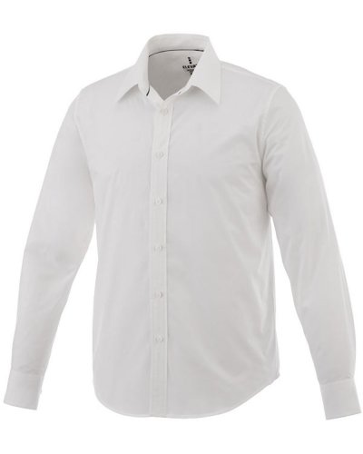 Camicia Hamell da Uomo Solido Bianco
