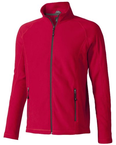 Pile zip intera polyfleece Rixford Uomo Rosso