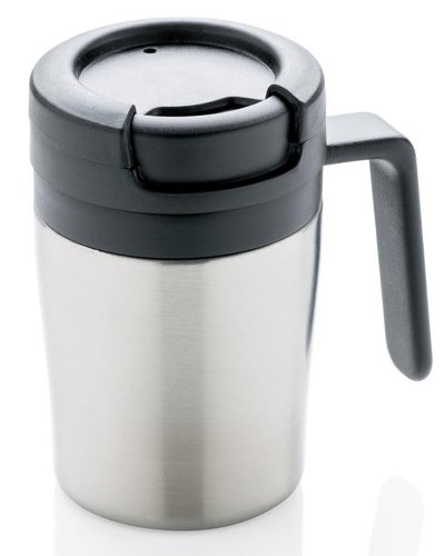 Tazza Cofee To Go con manico Argento