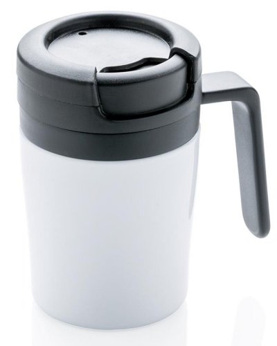 Tazza Cofee To Go con manico Bianco