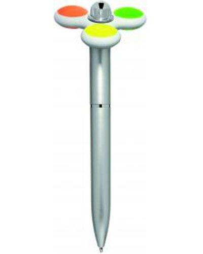 Penna a sfera con Fidget Spinner Grigio