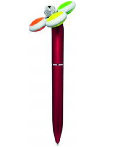 Penna a sfera con Fidget Spinner Rosso