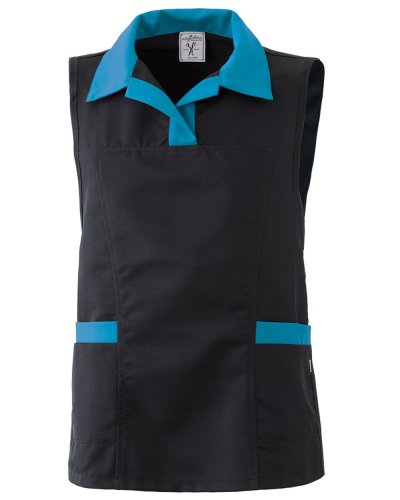 Poncho Milo Nero / Turchese