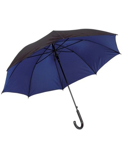 Ombrello classico DOUBLY Nero / Blu