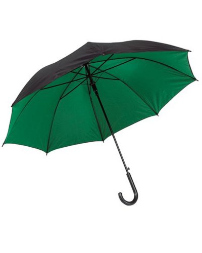 Ombrello classico DOUBLY Nero / Verde