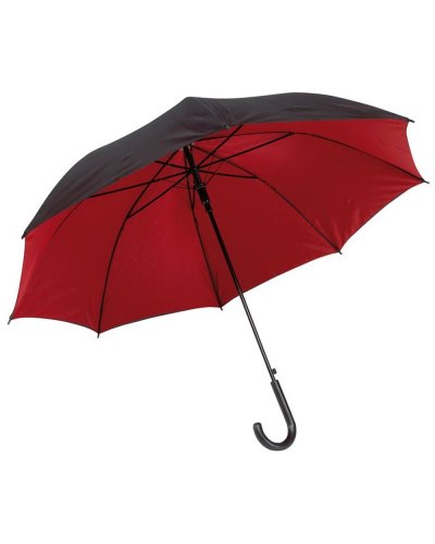 Ombrello classico DOUBLY Nero / Rosso