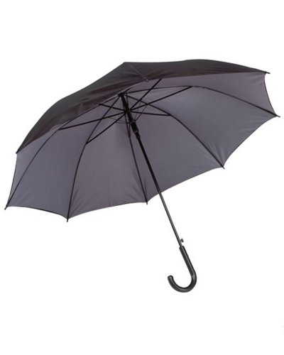 Ombrello classico DOUBLY Nero / Grigio