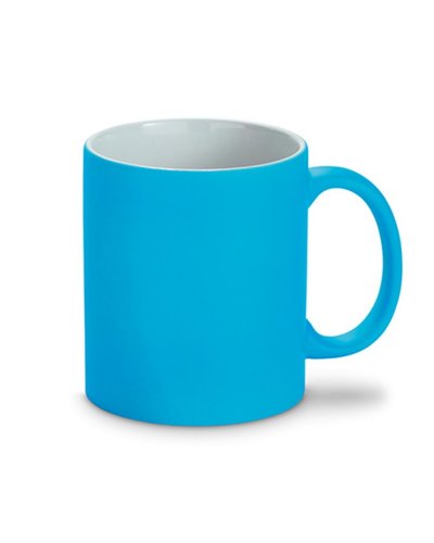 Tazza neon matta 350 ml Azzurro