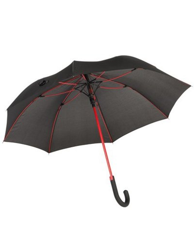 Ombrello classico automatico CANCAN Nero / Rosso