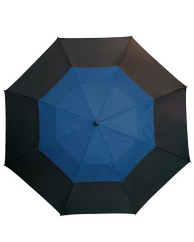 Ombrello Golf in fibra di vetro MONSUN Nero / Blu