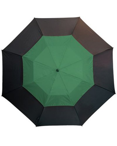 Ombrello Golf in fibra di vetro MONSUN Nero / Verde