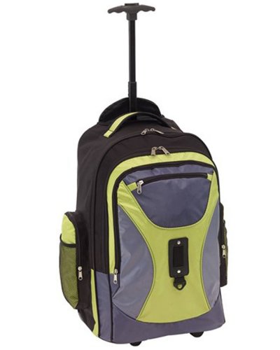 Trolley-zaino COMFORTY Grigio / Verde