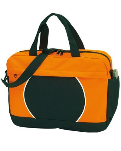 Borsa portadocumenti PI Nero / Arancio