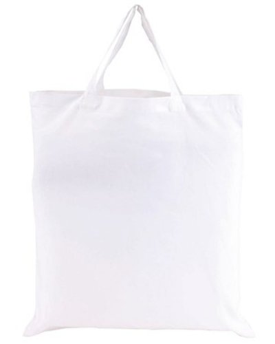 Borsa in cotone colorato da shopping PURE Bianco
