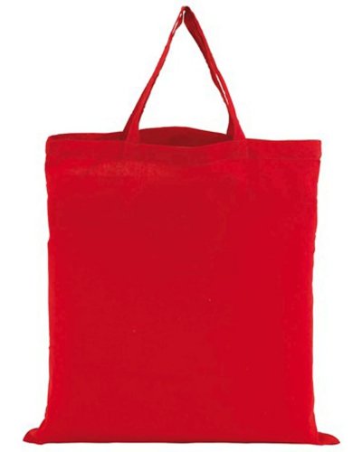 Borsa in cotone colorato da shopping PURE Rosso