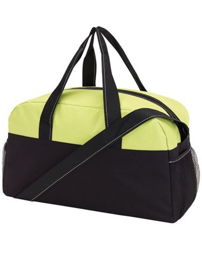 Borsa sportva FITNESS Nero / Verde Chiaro