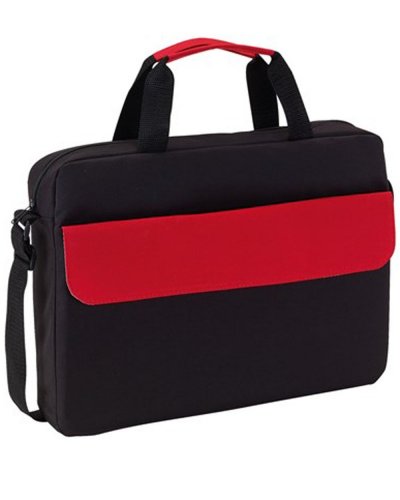Borsa porta documenti BRISTOL Nero / Rosso