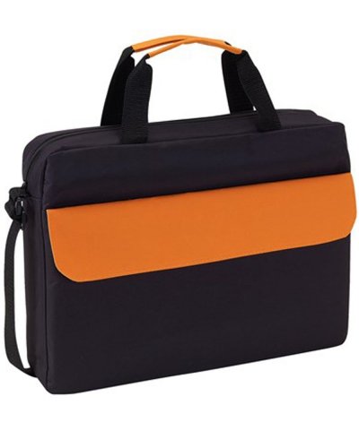 Borsa porta documenti BRISTOL Nero / Arancio