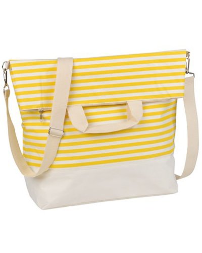 Borsa da spiaggia JUIST Beige / Giallo