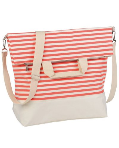 Borsa da spiaggia JUIST Beige / Rosso